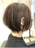 《Agu hair》大人かわいい丸みショート 小顔ボブ