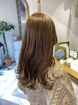 ロンドアベニール 北千住(Lond avenir) 波巻きロング☆マロンベージュ　西田大樹