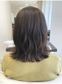 【AMAZING HAIR美沢店/五十嵐】 くすみカラー×エアリーミディ