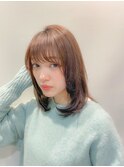 内巻きボブ