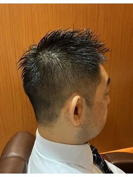 ヘアモード キクチ 銀座店 銀座　理容室　ソフモヒ！　ベリショ！　ビジネスマンスタイル