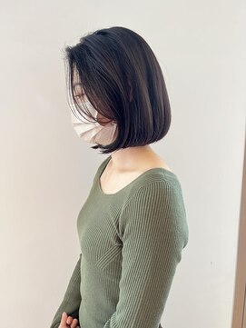 トップヘアーヒルズ 安城(TOP HAIR HILLS) 韓国ボブもオシャレにいこう/ニュアンスカラー/アッシュブラック