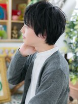 カバーヘア イヴ 戸頭店(COVER HAIR EVE)&nbsp;ビジカジダークアッシュサイドショートm戸頭20代30代40代