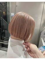 シェリ ヘアデザイン(CHERIE hair design) ●ボブ×ブロンドベージュ