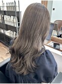 白髪ぼかしハイライト×グレージュカラー