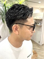 ヨシザワインク プレミアム 横浜 桜木町店(YOSHIZAWA Inc. PREMIUM)&nbsp;【お客様スタイル】ビジネスパーマ刈り上げショート理容室