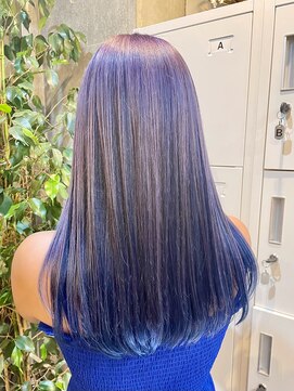 カリーナコークス 原宿 渋谷(Carina COKETH) ラベンダー/ブルー/インナーカラー/ダブルカラー/レイヤーカット