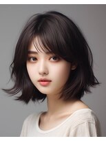 ヴェローグ シェ ブー(belog chez vous hair luxe) ナチュラルボブスタイル美人大人女子