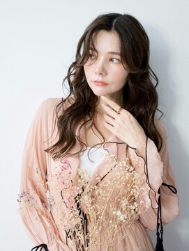 エス 天満扇町(esu) こっくりブラウンカラー×ニュアンスカール