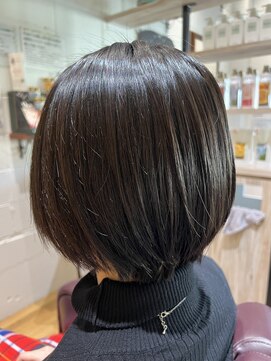 チアー ヘアリラクゼーション(cheer HAIRRELAXATION) 黒髪ボブ