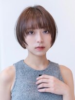 イオ 本厚木(io)&nbsp;20代30代ハッシュカット丸みショート似合わせカットフルバング