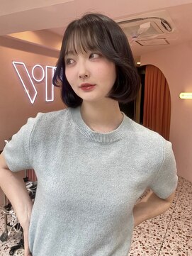 ボタン シブヤ(VOTAN SHIBUYA) アッシュ/グレージュ/韓国ヘア/渋谷/レイヤー/顔まわり