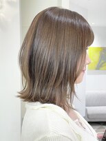 結べるボブ　レイヤーボブ　ミディアムレイヤー