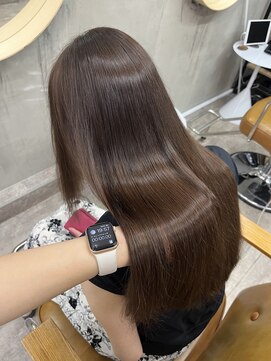 ソルトウォーター(SALT WATER) チョコレートブラウン/ブリーチなし/艶カラー/恵比寿/代官山