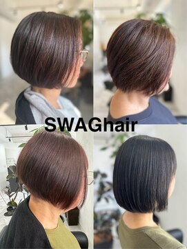 スワッグ(SWAG) レディースショートカット/前髪カット/髪質改善トリートメント