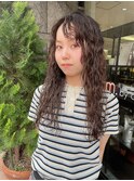 ロング×スパイラルパーマ