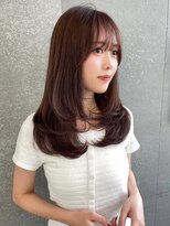 ロンドミラー 博多店(Lond Mirror)&nbsp;レイヤーカット/韓国ヘア/ロングヘア/ロングスタイル/やる巻き