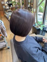 美容室 ルチア ハワイ(Luccica HAWAII) 【luccicaＨＡＷＡＩＩ/森麻乃】ラベンダーカラー／ミニボブ