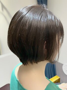 アントワープトーキョー(antwerp TOKYO) 40代50代大人ショートボブ髪質改善根元パーマ酸性ストレート