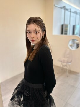 ラル 立川(lar) メルティカラー似合わせカットセミロングフェミニンロング