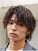 渋谷ツイストスパイラルパーマゆるめツイスパメンズビジネスヘア