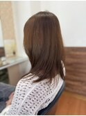 大人ガーリー大人美人透明感髪質改善ニュアンスカラーくすみカラ