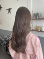 ブラウン(Brown)&nbsp;ブリーチなしで透明感のあるカラーを再現いたします◎