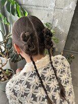 エッセ 大阪梅田茶屋町店(esse)&nbsp;透明感グレージュ × タイトアレンジ