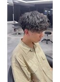 波巻きスパイラル/メンズカット/メンズ/メンズサロン/波巻き