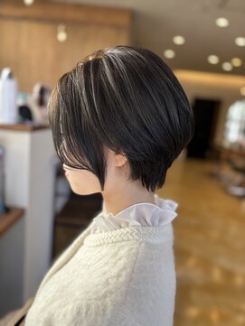 カノエ 下関熊野店(canoe) くびれショート×オリーブカラー