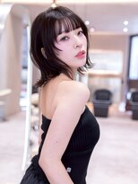 ハバナ 天神(HAVANA)&nbsp;似合わせカット×ダークアッシュ×レイヤーウルフボブ/髪質改善