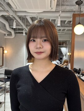 ゼスト アイヴィ(ZEST Ivy) タッセルボブ/韓国ボブ/切りっぱなしボブ【藤野はるひ】