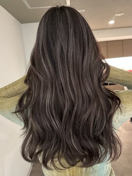 リリット(ReLit) ハイライト髪質改善オリーブグレーココアベージュ黒髪クラゲヘア