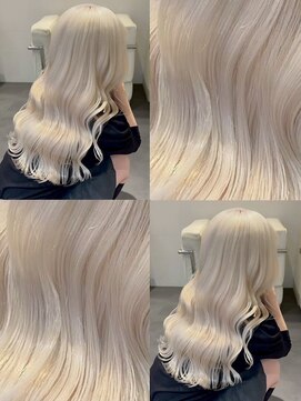 ベレーザ 渋谷(BELEZA) 17740ミルクティーブロンドワンホンレイヤーフィンガーウェーブ