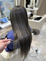 ケンジ 平塚 アネッタ(KENJE annetta) 艶髪ストレート 髪質改善カラー 髪質改善トリートメント