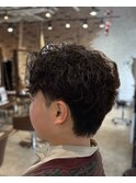 メンズツイストスパイラルパーマ3.2波巻きツイストスパイラル