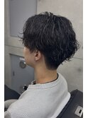 波巻きパーマ