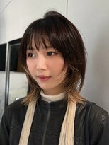 ノラ シンディ(NORA CYNDY) 裾カラー エンドカラー デザインカラー ハッシュカット