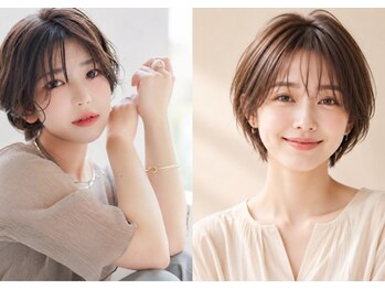 フローラビューティーヘアー(Flora Beauty Hair)の写真/【岡山】《カット+SB¥3500》小顔魅せ効果抜群◎イメージチェンジ・気分を変えたい方もお任せください◇