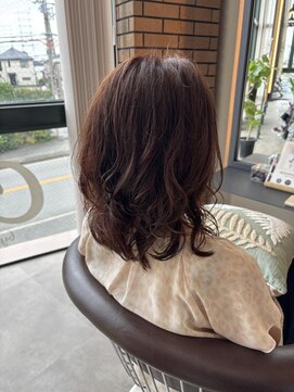 クレイン バイ パプスドコワフュール 宝塚中山寺(Crane by Pap'sde coiffeur) お手入れ簡単♪ゆる巻き風パーマ^^