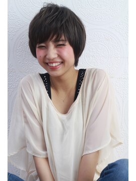 フェリシータ 緑地公園店(felicita) クラシカル黒髪マッシュショート♪束感アレンジ