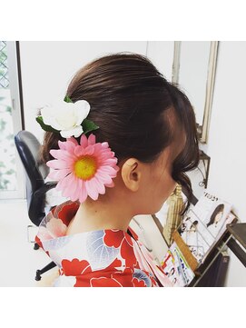 フラワー(Flower) アップヘア