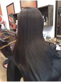 さらツヤロングの大人アッシュブラウン☆