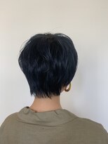 ヘアーエスクールステラ(hair S.COEUR stella) ネイビーカラー/ブリーチ/透明感カラー/暗髪