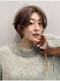 ハンサムショート_厚めバングローライトスリークボブ_26945