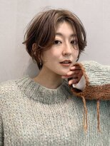 アイティー バイ アルバム 中野店(IT by ALBUM) ハンサムショート_厚めバングローライトスリークボブ_26945