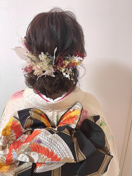 アチーブ エムプラス 茶屋町店(Achieve m +) アップ(大阪梅田茶屋町ヘアセット専門店Achieve m+)