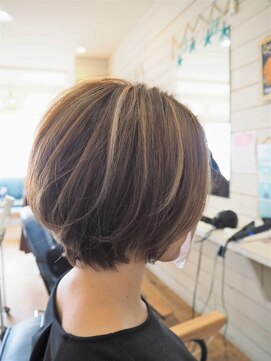 ラニハナクドウ(lanihana.kudo) +＊～ハイライトwith丸みショート～＊+