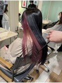 インナーカラー　ピンクカラー【池袋】