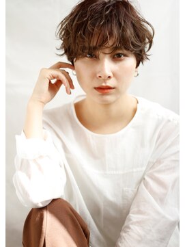 レリーキルト 岡本(RelyQuilt) 大人マッシュショート×髪質改善パーマ【岡本/芦屋/三宮】